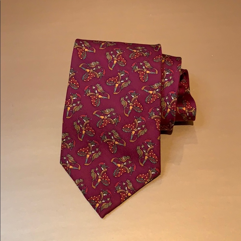 Salvatore Ferragamo men silk tie